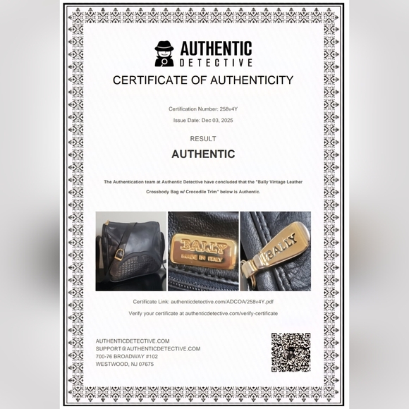 Bally  Vintage  leather  crossbody  bag - Picture 16 of 16